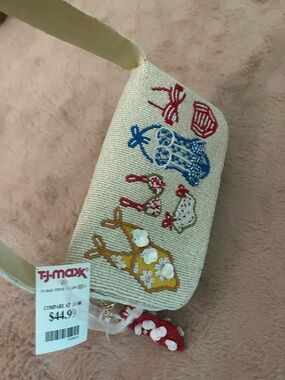 Viral Tik Tok TJ Maxx Beaded Swimwear Motif Handmade in India Summer Bag